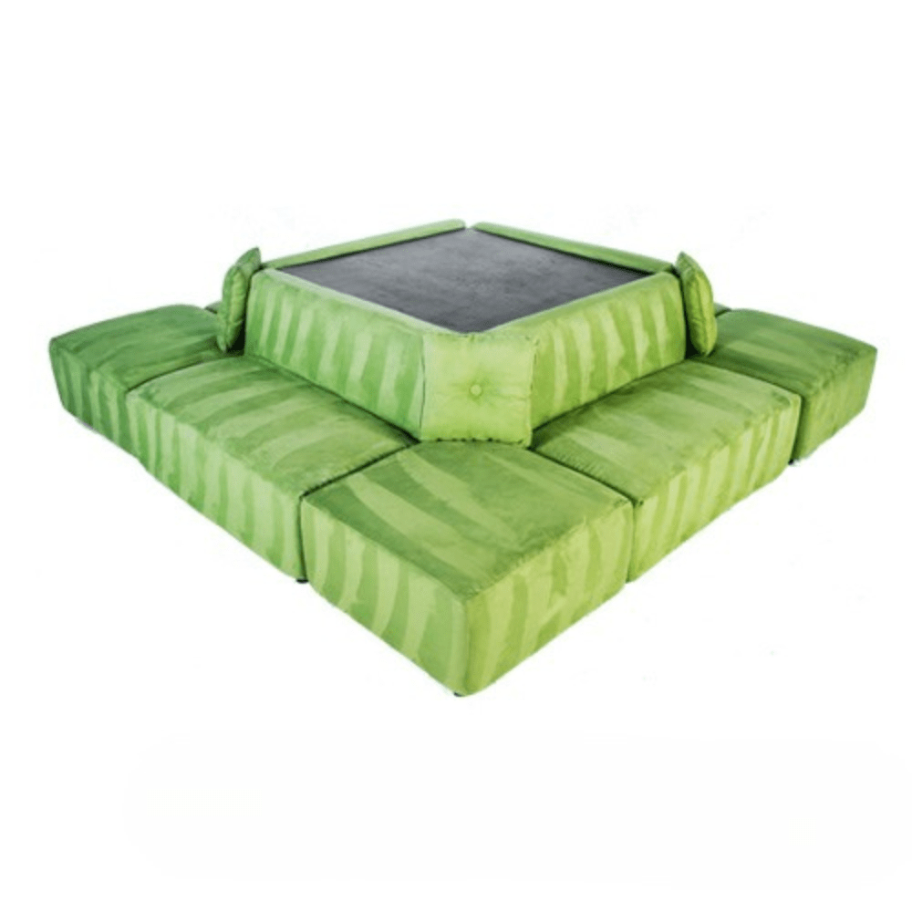 Square Sectional - Green