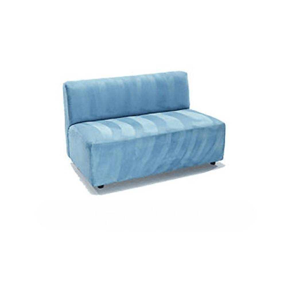 Armless Couch - Baby Blue