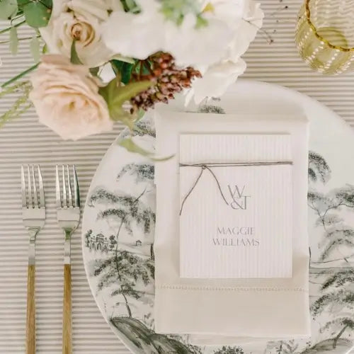 Palm Beach (Black) Dinner Plate