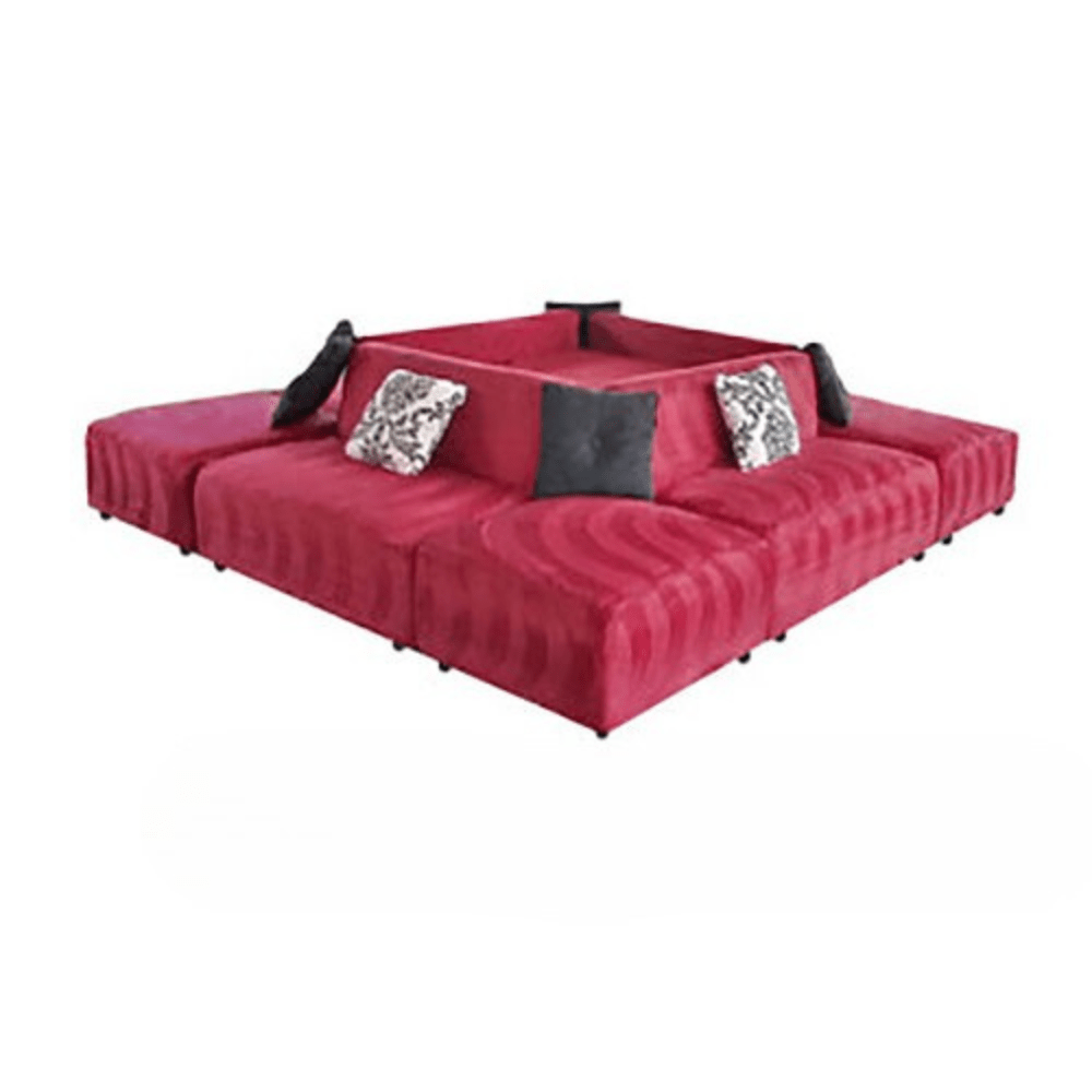 Square Sectional - Red