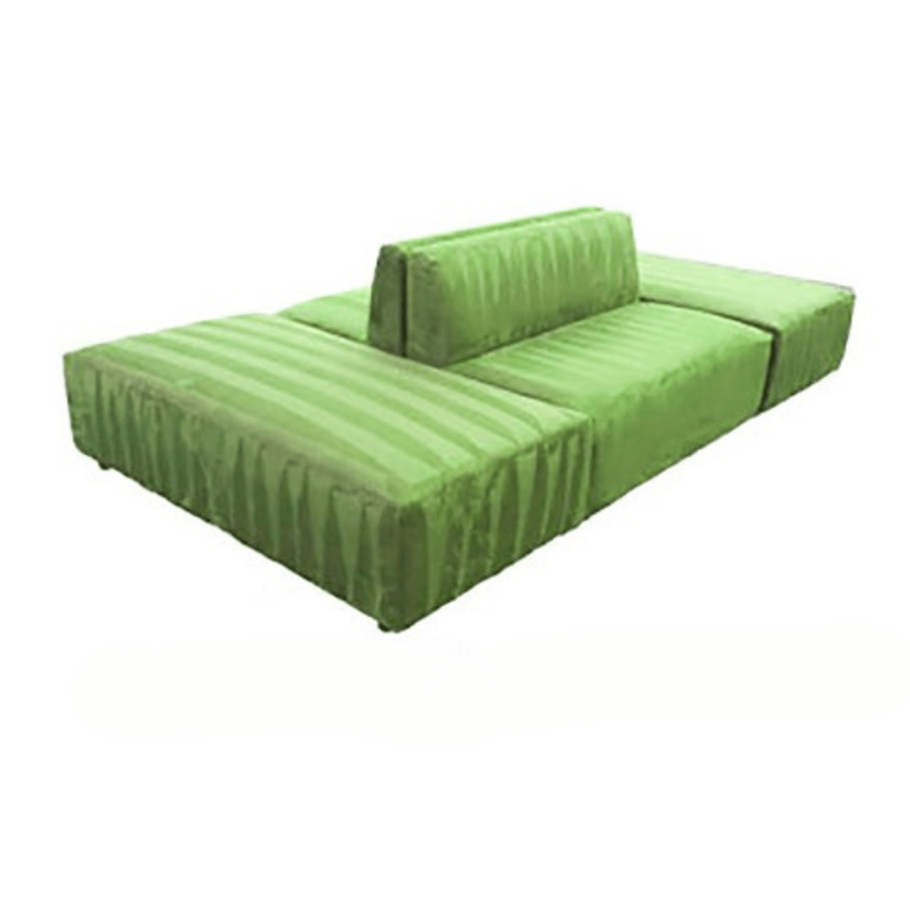 Armless Island Bench - Green