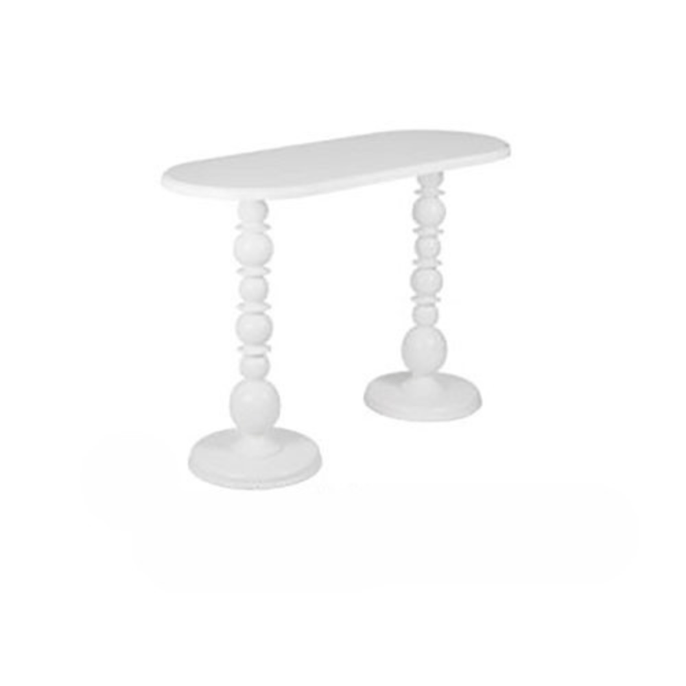 Baroque Bar Table - White