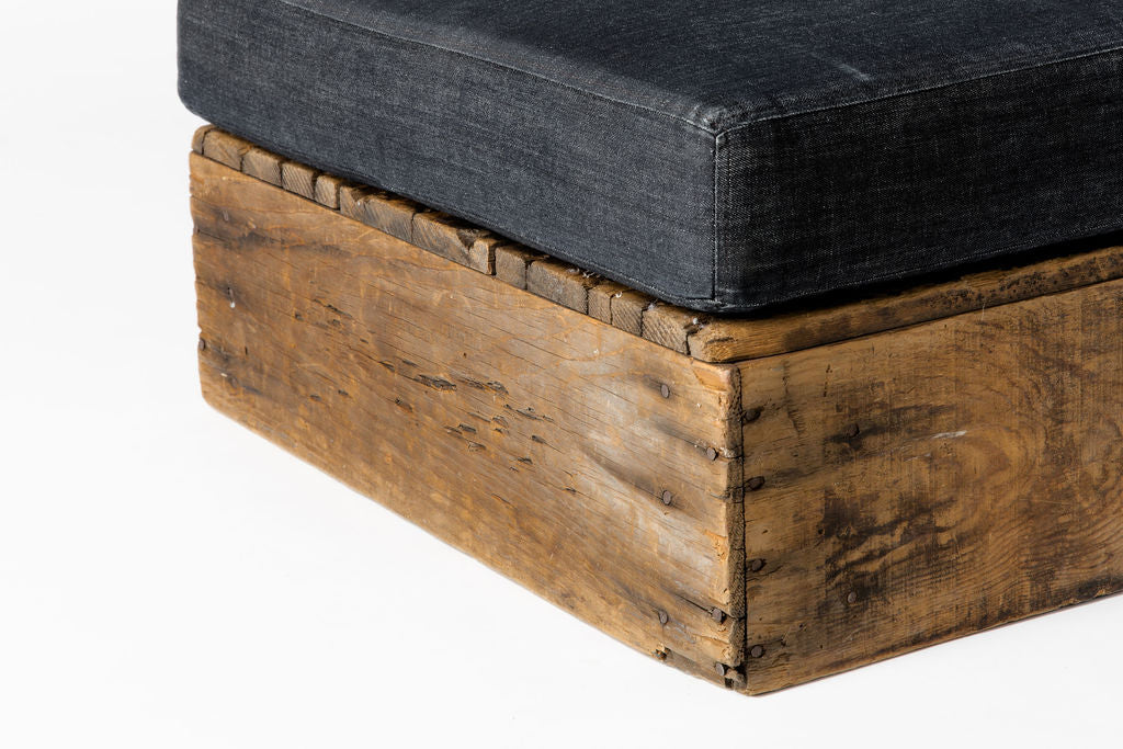 Denim Box Seat