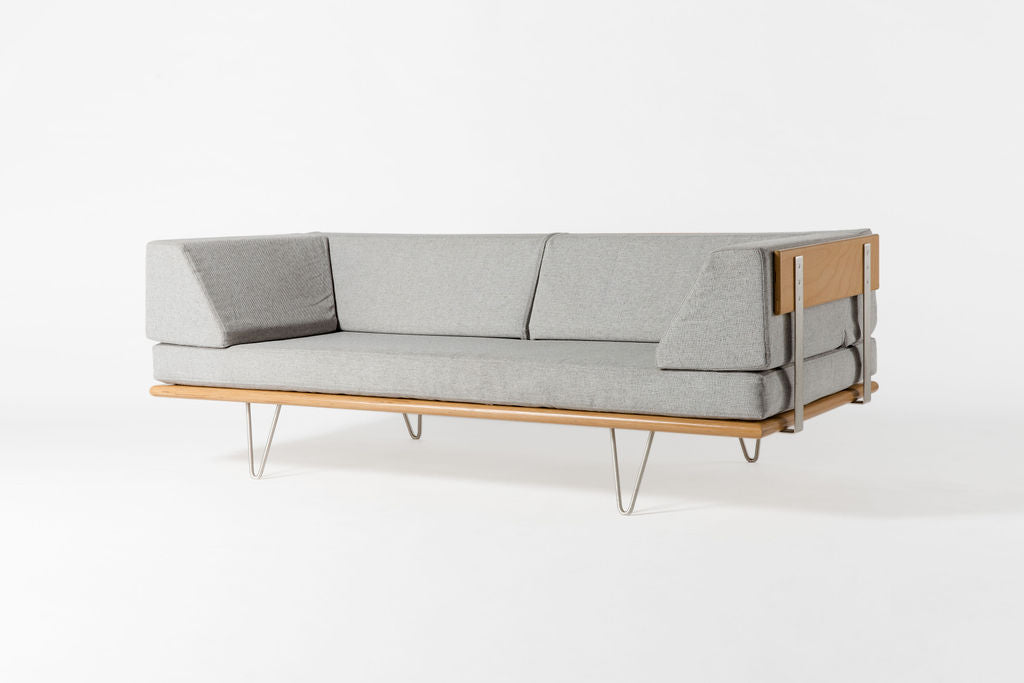 Gray Modernica Daybed with Arm Rests