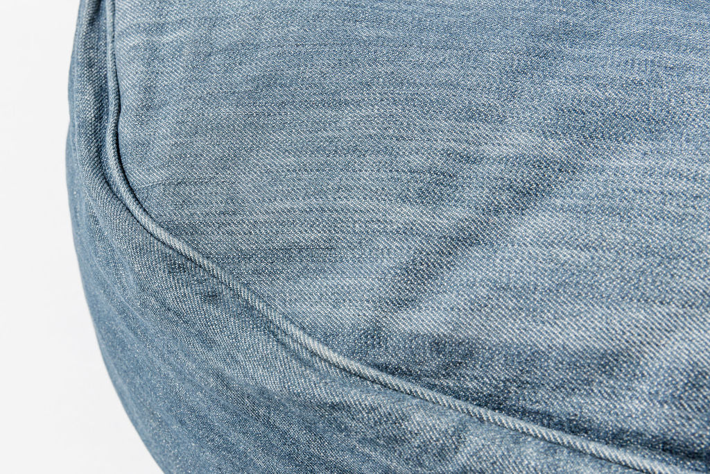 Denim Pouf