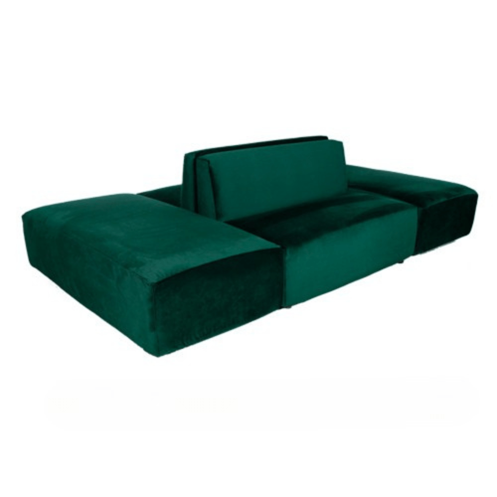 Armless Island Bench - Green