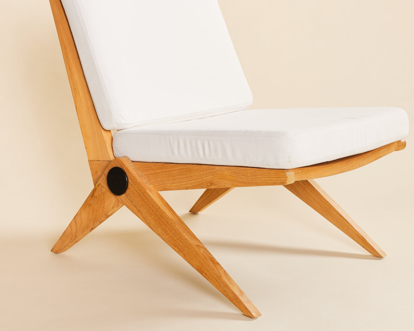 White Scissor Chair