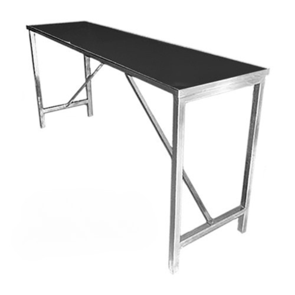 Martini Modern Communal Hi-Boy Table - Black