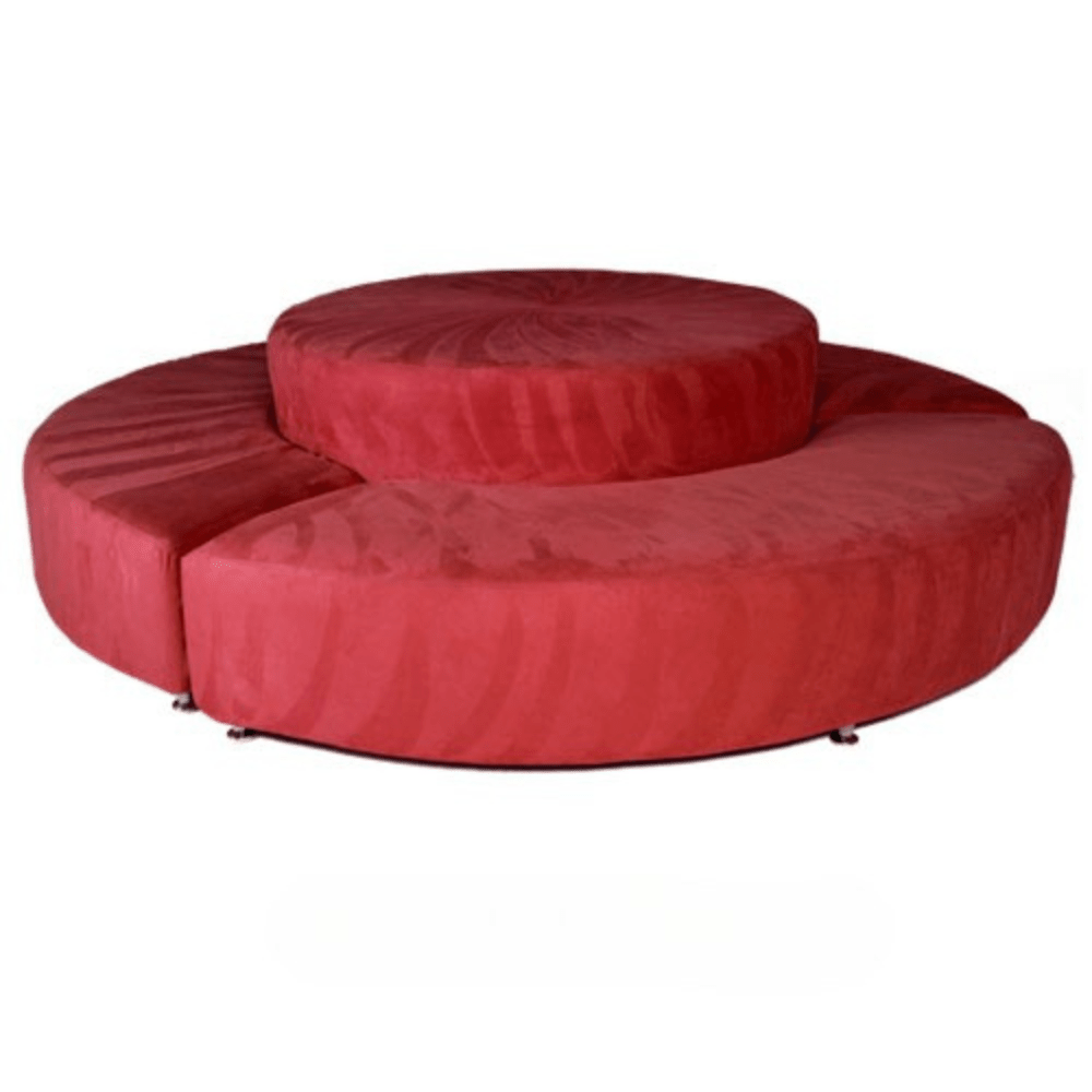 Round Settee - Red