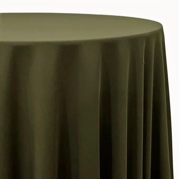 Green Poly Poplin Linens