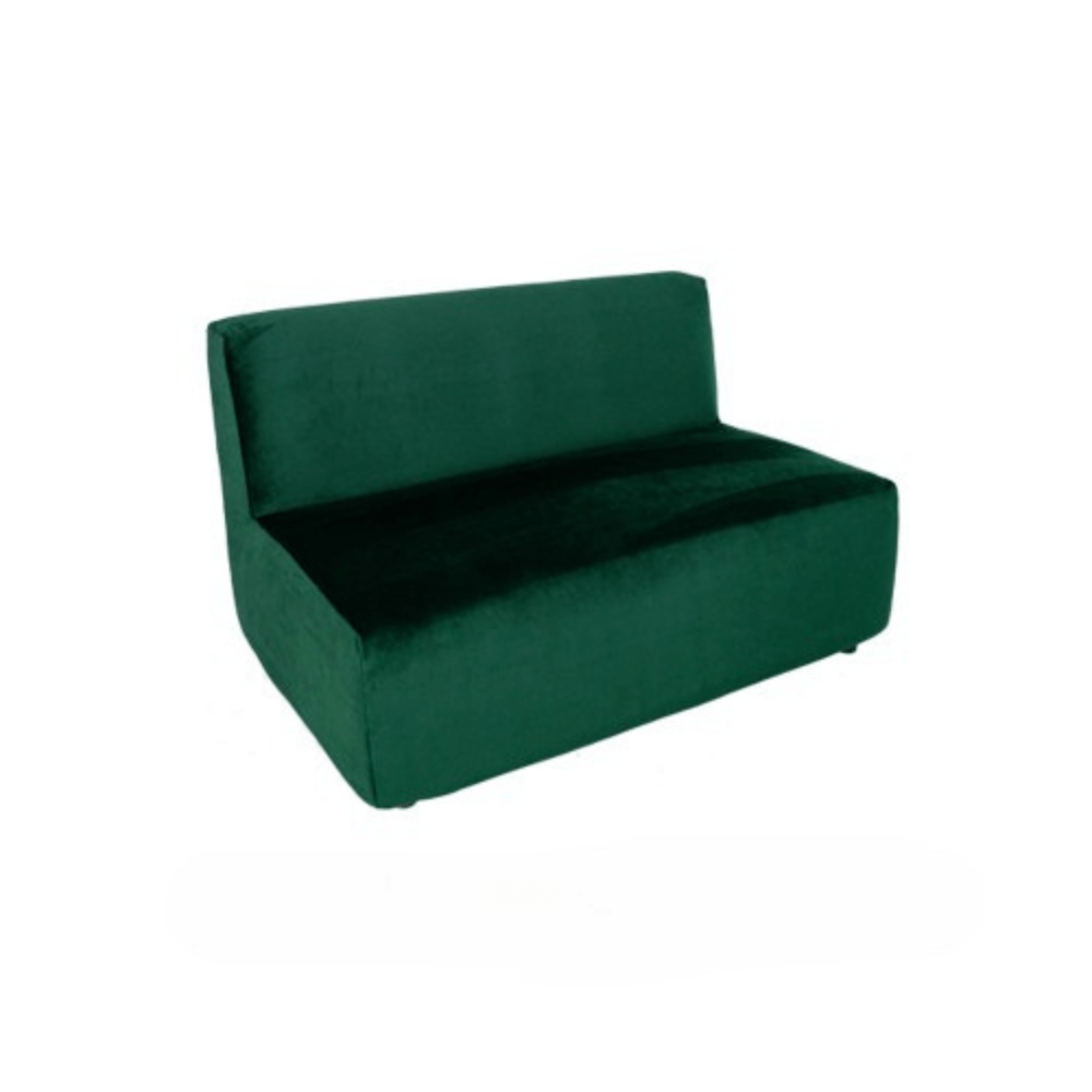 Armless Couch - Green