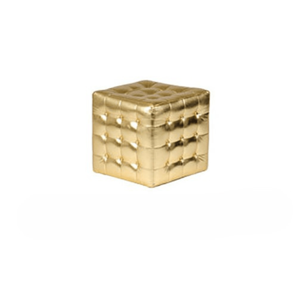 Jewel Cube Seat - Gold