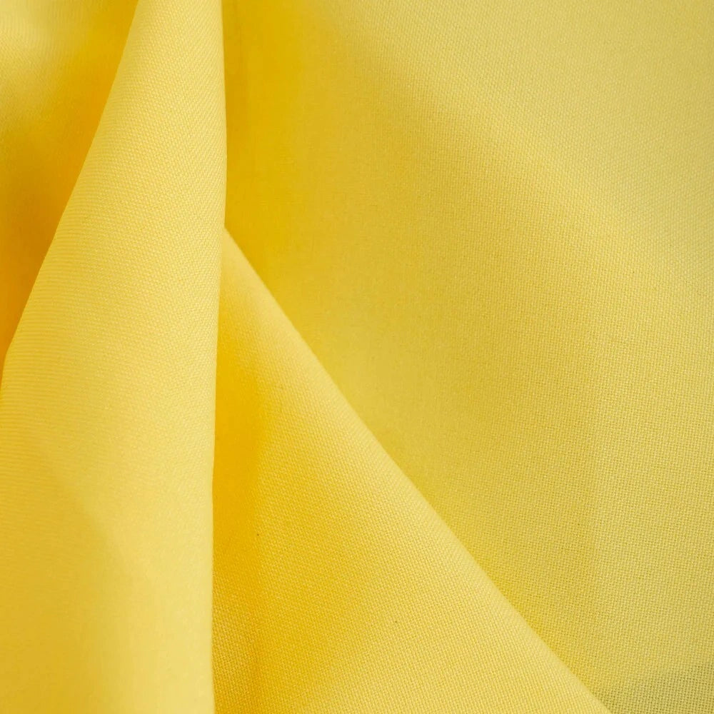 Yellow Poly Poplin Linens