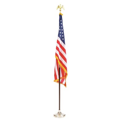 American Flag with Stand