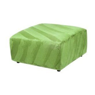 Lime Green 48" Square Ottoman