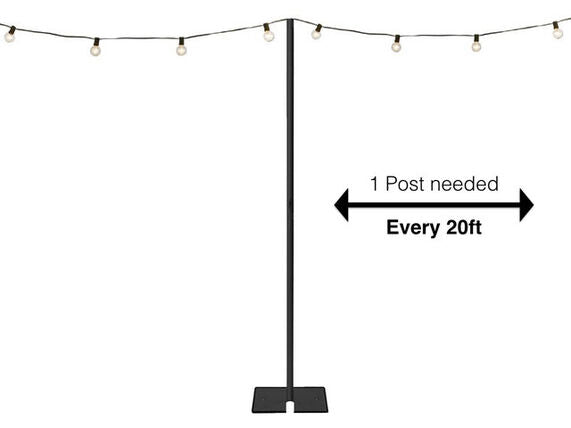 Bistro Lighting Pole (10 Ft. Tall)