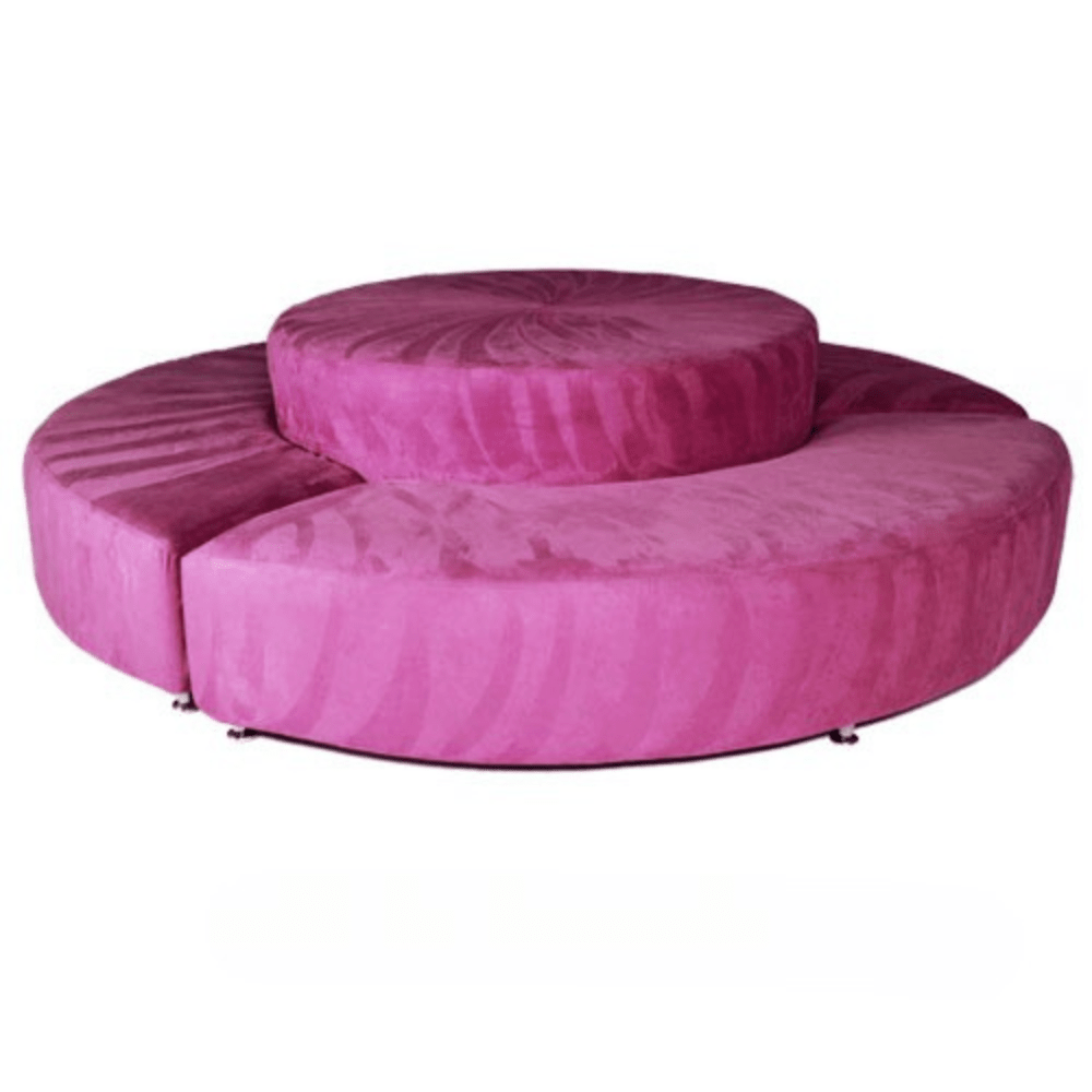 Round Settee - Pink