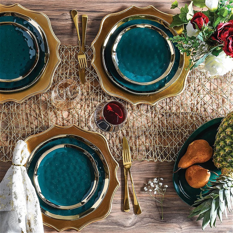 Gold Scalloped Charger