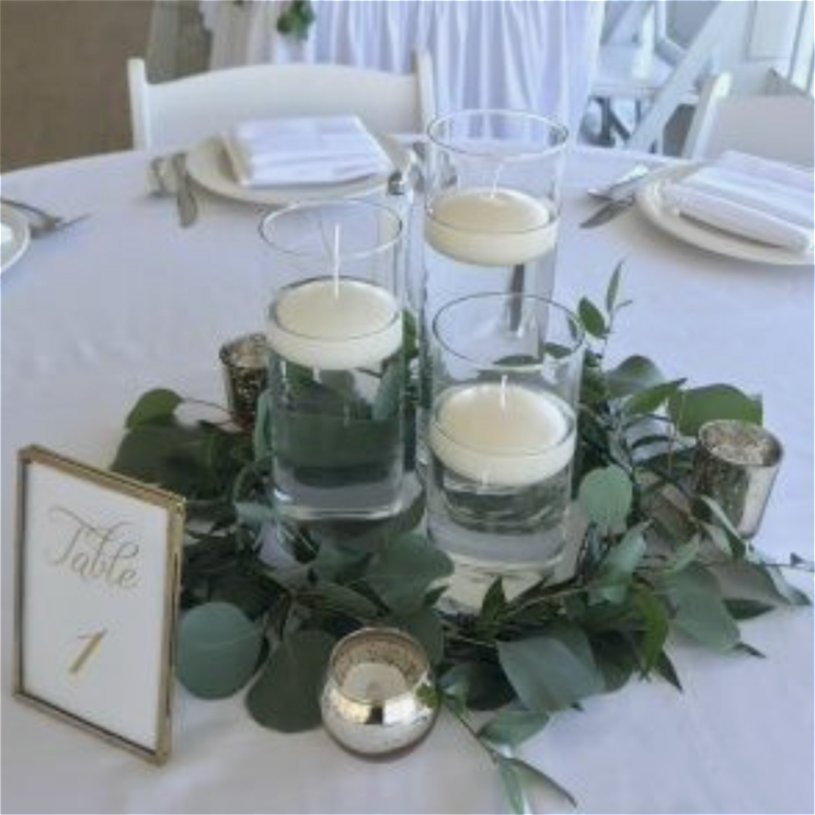 Glass Cylinder Vase - 10"