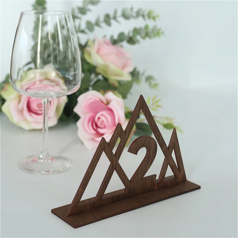 Mountain Silhouette Table Numbers