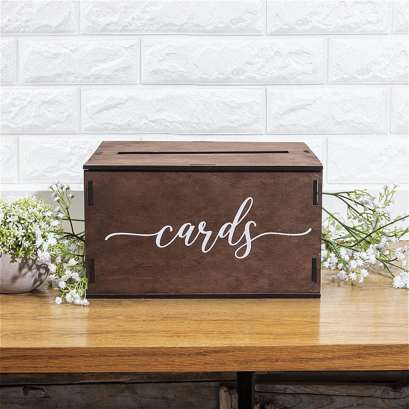 Wooden Card Box