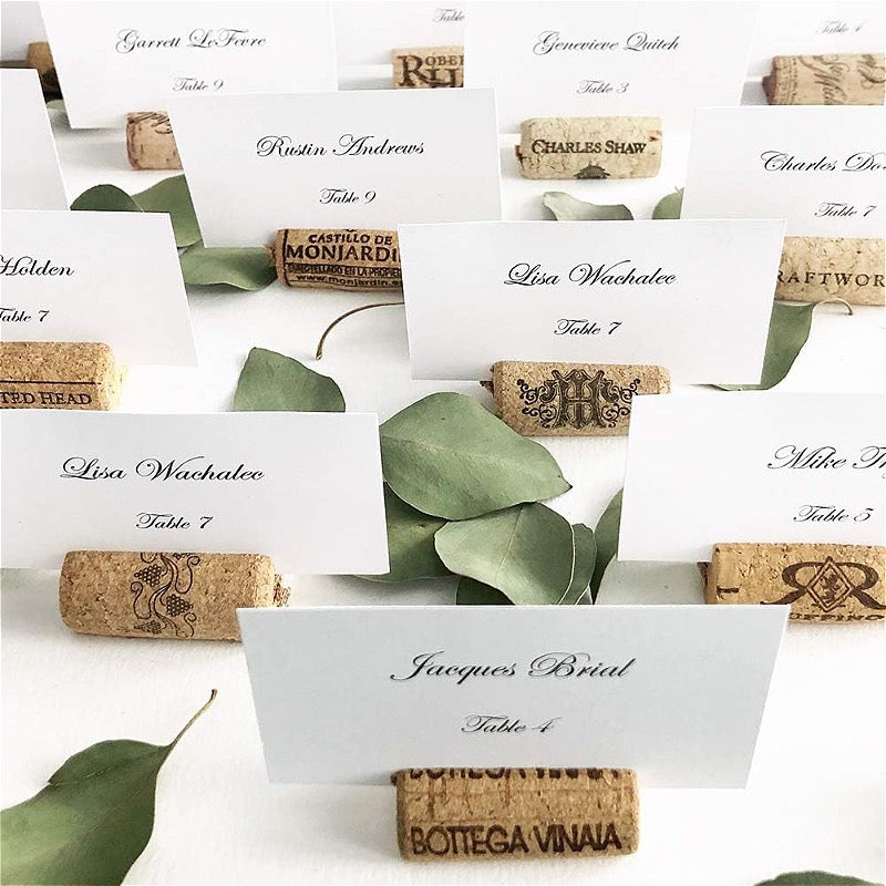 Cork Place Card Holders
