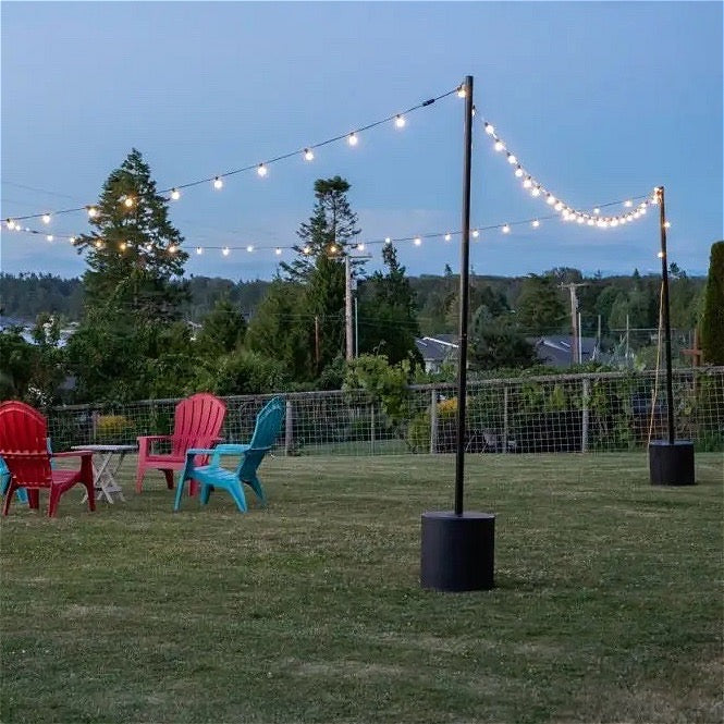 String Light Pole Stand