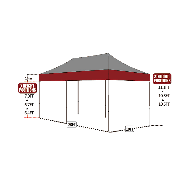 10' x 20' Pop-up Tent