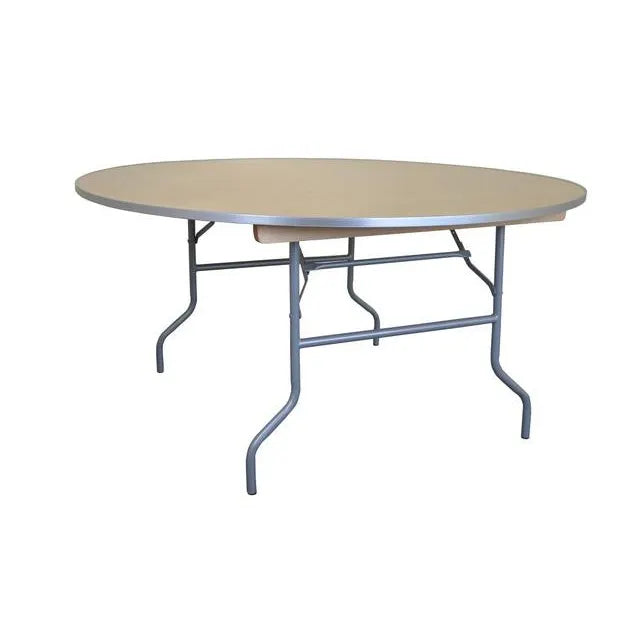 60" Round Wooden Table