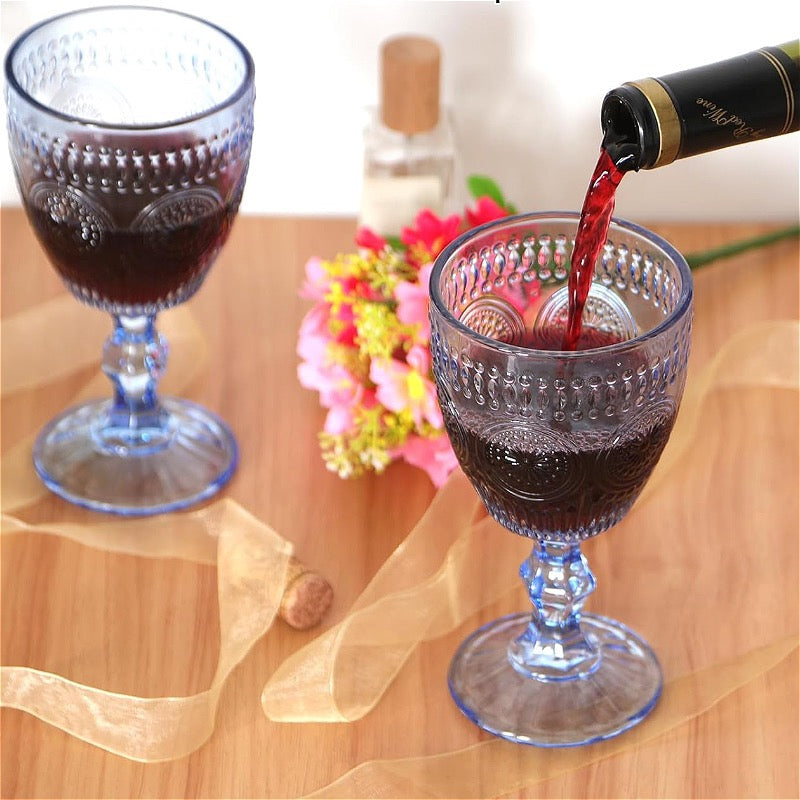 Drinkware Vintage Goblets - Blue