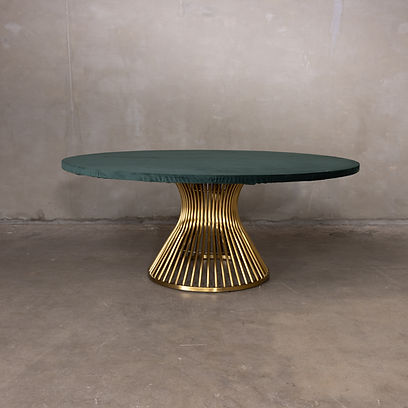 Velvet Round Dining Table
