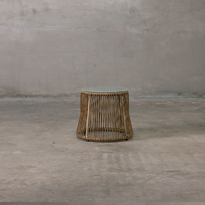 Wicker End Table