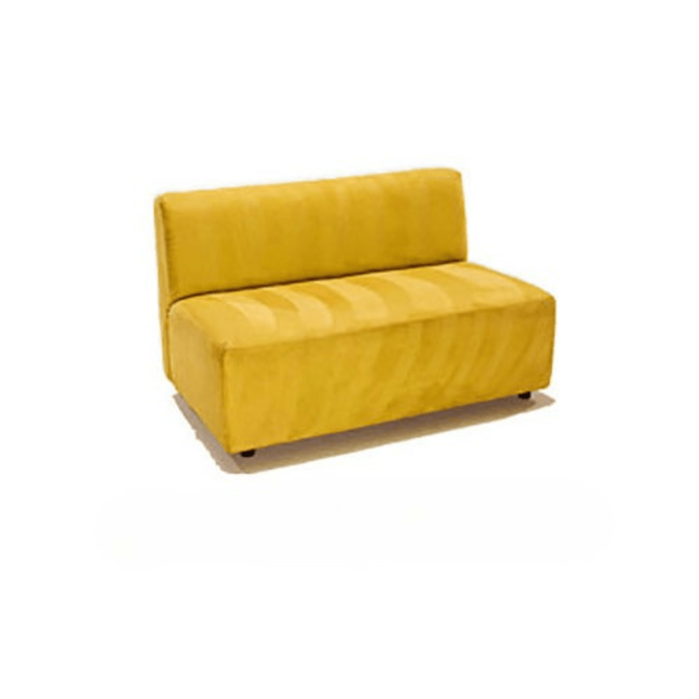 Armless Couch - Yellow