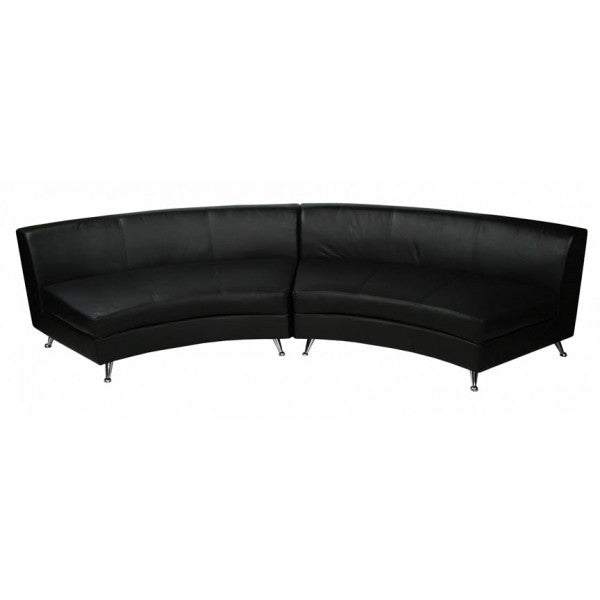 Capri Sectional Sofa - Black