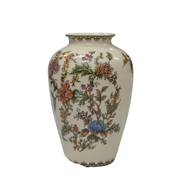 Vintage - Inspired Floral Vase