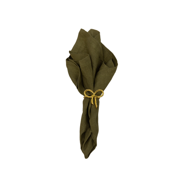Gold Bow Napkin Ring