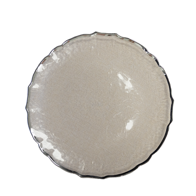 Sunburst Silver Charger