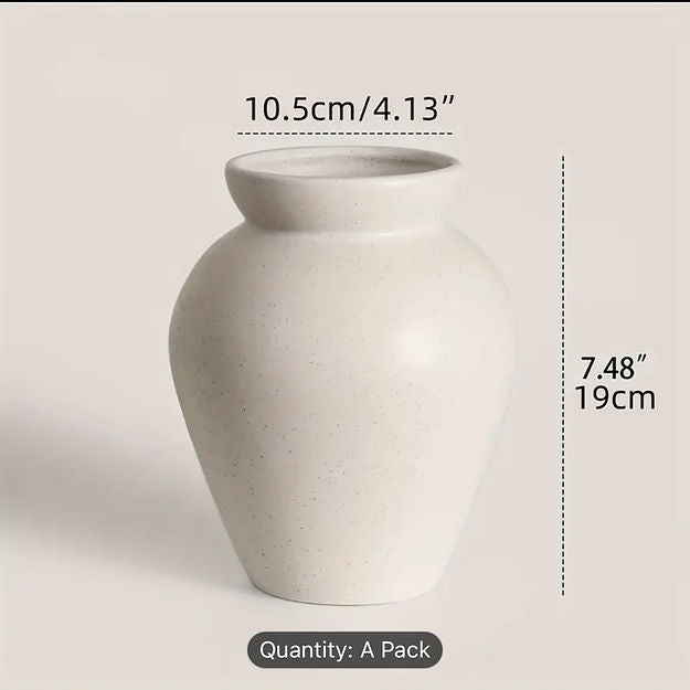 Vintage Crock Oil Ceramic Vase