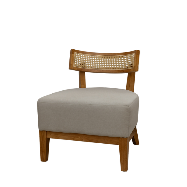 Cane Back Accent Chair