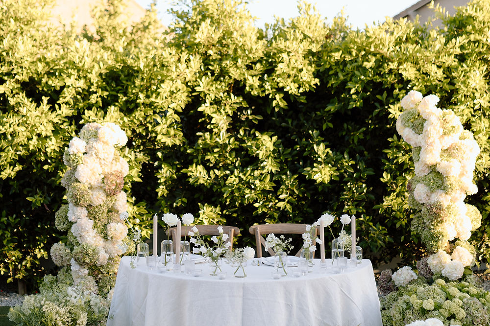 Rustic Half Moon Table