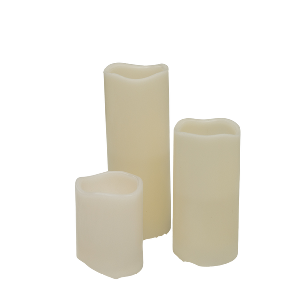 Ivory Flameless LED Candle Set