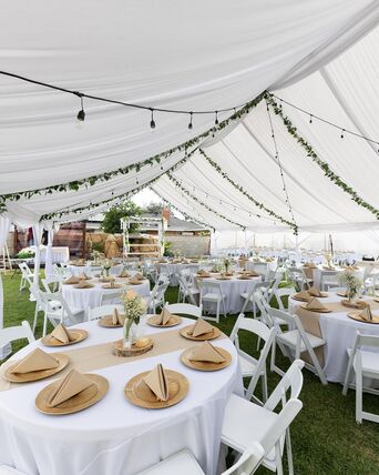 30x30 Tent with Drapes