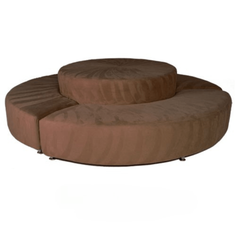 Round Settee - Brown