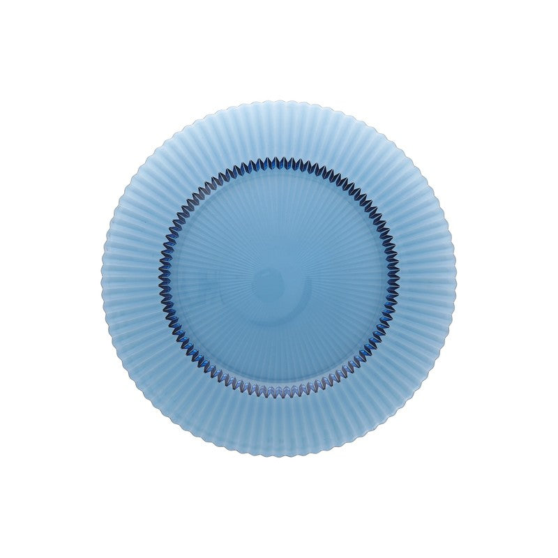 Archie Blue Glass Charger 12.8 in.