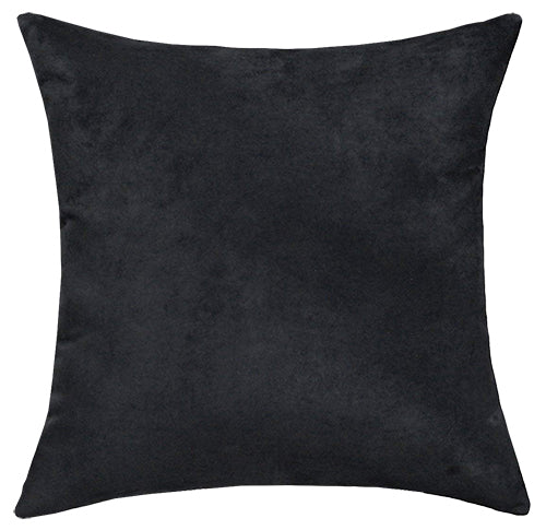 Black Suede Pillow