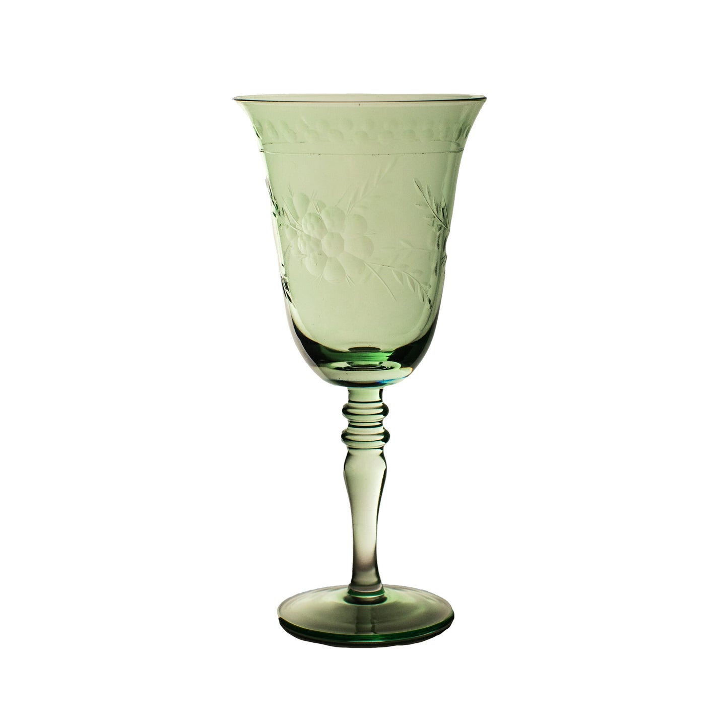 Hunter Green Red Wine Glass Drinkware