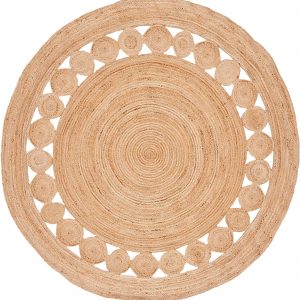 5'x5' Circle Jute Rug