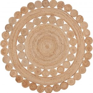 6'x6' Circle Jute Rug