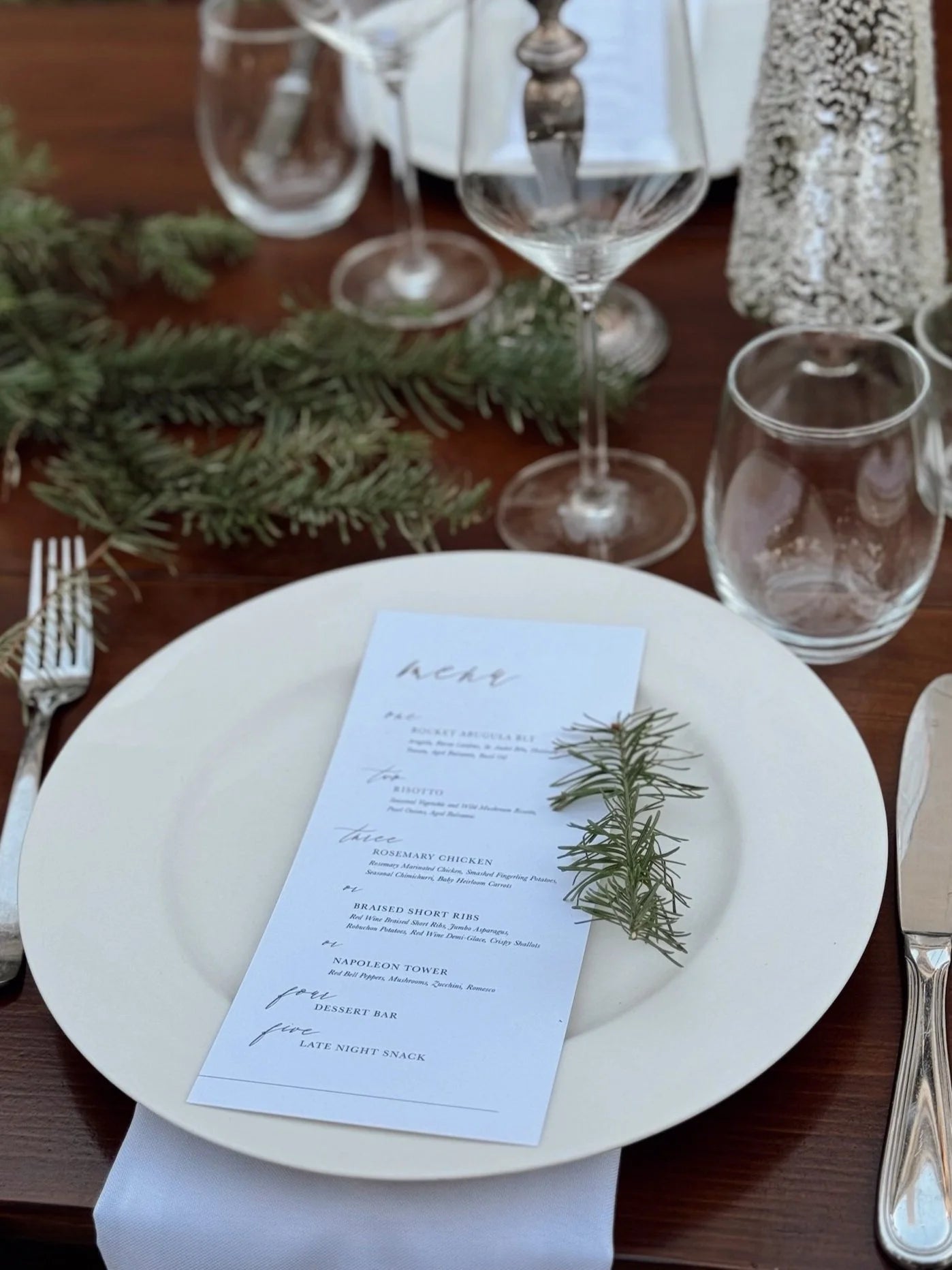 Classic White Dinner Plate