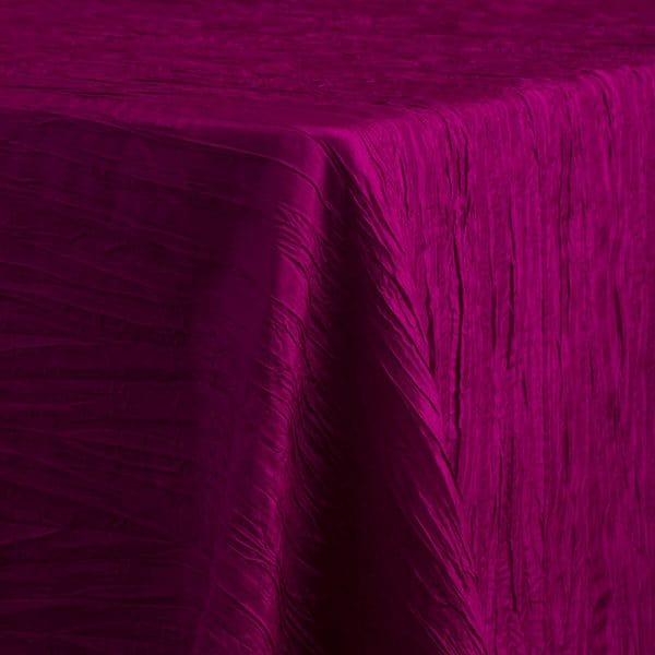 Crinkle Taffeta Fuschia Linen